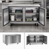 Thumbnail image #3 for Delfield 64-Inch Two-Section Worktop Freezer with 2 Doors