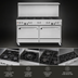 Thumbnail image #3 for Southbend Ultimate 60-Inch Gas Restaurant Range with 9 Open Burners and 2 Cabinet Bases