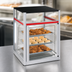 Thumbnail image #3 for Hatco Flav-R-Savor 2-Door Countertop Hot Food Holding and Display Cabinet with Stationary 3-Tier Pan Rack, No Motor