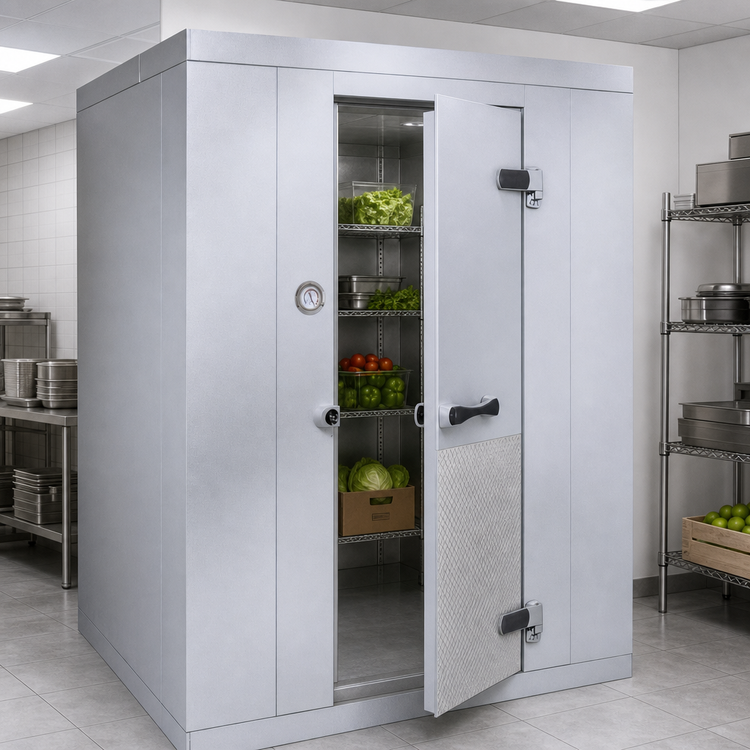 Product image #3 for Kold-Front Indoor Walk-In Cooler with Floor, Remote Refrigeration, 7' 9" x 9' 8" x 8' 6.25"