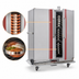 Thumbnail image #3 for EnduraHeat BR150 Electric Heat Retention Banquet Cart, 150 Covered Plate Capacity, Stainless Steel, Double Door