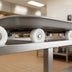 Thumbnail image #2 for Dinex DXIESSW20 20-Foot Non-Powered Stainless Steel Skate Wheel Tray Make-Up Conveyor