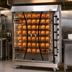 Thumbnail image #3 for Omcan 46-Inch Electric Rotisserie Grill, 6-Spit, 36-Chicken Capacity, 12 kW