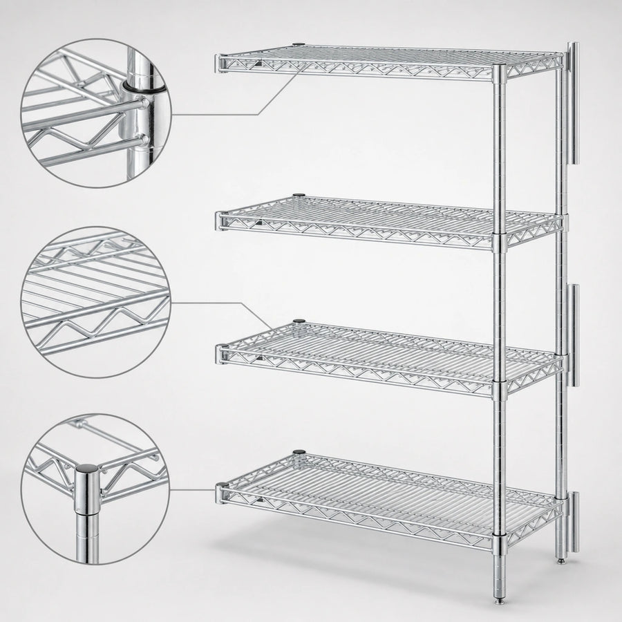 Patented QuadTruss® Shelf Design