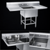 Thumbnail image #3 for Spec-Master FN Series One-Compartment Sink with 30-Inch Left Drainboard, 24