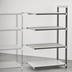 Thumbnail image #3 for Cambro Camshelving Elements XTRA Stationary Add-On Polymer Shelving Unit, 48