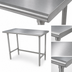 Thumbnail image #3 for Advance Tabco Special Value Series 30 x 24 Inch Flat Top Open Base Work Table with 16 Gauge 430 Stainless Steel Top