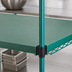 Thumbnail image #3 for QuadPLUS Solid Polymer Shelf Mat with Wire Quad-Adjust Frame, 72 x 18 Inches, Green