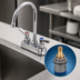 Thumbnail image #3 for T&S Brass B-1141 Deck-Mount Workboard Faucet with Swivel Gooseneck Spout, 4-Inch Centers