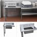 Thumbnail image #3 for Commercial Soiled Dish Table with Left-Side Sink, 36-Inch Wide, Stainless Steel