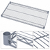 Thumbnail image #3 for Quantum 66-Inch x 24-Inch Gray Epoxy Antimicrobial Wire Shelf, 600-800 lb. Capacity