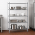 Thumbnail image #3 for Advance Tabco Special Value Series 72 x 24 x 74 Inch Wire Shelving Unit with 4 Shelves and Adjustable Feet
