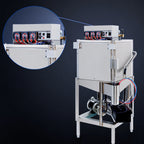 Thumbnail image #3 for Champion DL-2000 Low Temperature Chemical Door-Type Dishwasher, Universal Straight-Through/Corner, 40 Racks/Hour, Stainless Steel