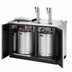 Thumbnail image #3 for True Club Top Draft Beer Cooler, 2 Half-Barrel Kegs, Stainless Steel, Dual Columns