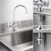 Thumbnail image #3 for OptiFlow Heavy Duty Deck Mount Dual Valve Pantry Faucet with 8-Inch Gooseneck Spout