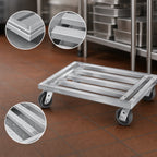 Thumbnail image #3 for Channel Manufacturing MD2424 Tubular Aluminum Mobile Dunnage Dolly, 24 x 24 x 8 Inches, 1,200 lb. Capacity, 5-Inch Swivel Casters