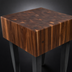 Thumbnail image #4 for John Boos Pro Chef 30-Inch Square End Grain American Black Walnut Butcher Block Work Table