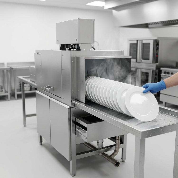 Product image #2 for American Dish Service ADC-44 High Temp Conveyor Dishwasher - Right to Left Feed