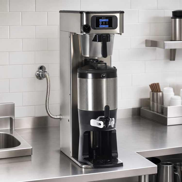 Product image #3 for BUNN Infusion Series Tall Platinum Edition Single Plumbed Automatic Fill Airpot Coffee Brewer