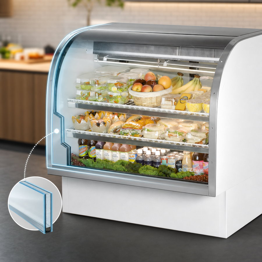 Curved Glass Display Front