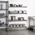 Thumbnail image #3 for Eagle Group Valu-Master 4-Tier Add-On Wire Shelving Unit, 48W x 24D x 63H, Pewter Gray Epoxy