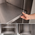 Thumbnail image #3 for BK Resources Removable Stainless Steel Shelf for 30 x 72 Inch Cabinet Base Chef Tables