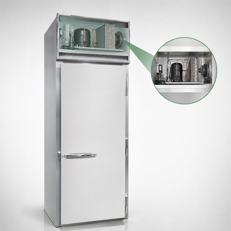 Product image #3 for Continental Refrigerator D1FINSAE Designer Line One-Section Extra-High Roll-In Freezer