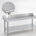 Thumbnail image #3 for Duke Deluxe 60 Inch x 36 Inch Stainless Steel Work Table with 5 Inch Riser and Galvanized Undershelf