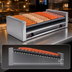 Thumbnail image #3 for Roll-A-Grill Slanted Chrome Hot Dog Roller Grill, 27-Dog Capacity, 10 Rollers, 220V