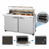 Thumbnail image #3 for Turbo Air PRO Series 60-Inch Two-Section 24-Pan Mega Top Sandwich/Salad Prep Table with Clear Lid