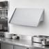 Thumbnail image #3 for 42-Inch Wall-Mounted Stainless Steel Slant Rack Sort Shelf with Solid End Brackets