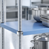 Thumbnail image #3 for QuadPlus 60 x 21 Inch Solid Blue Polymer Shelf Mat with Chrome QuadTruss Frame