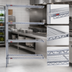 Thumbnail image #3 for Eagle Valu-Master 4-Tier Add-On Wire Shelving Unit, 36 x 21 x 74 Inches