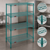 Thumbnail image #3 for EagleGard 4-Tier Wire Shelving Starter Unit, 30 x 21 x 63 Inches