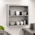 Thumbnail image #3 for Glastender WCO96 Open Front Stainless Steel Wall-Mounted Cabinet, 96 Inch
