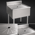 Thumbnail image #3 for Eagle Group 1800 Series 24 x 20 Inch Freestanding Workboard Unit with Embossed Drainboard Top