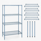 Thumbnail image #3 for Quantum WR54-3036GY 36 x 30 x 54 Inch Gray Epoxy Wire Shelving Starter Kit with 4 Shelves