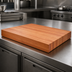 Thumbnail image #3 for Boos Block American Cherry Edge Grain Kitchen Countertop with Full-Length Rails, 36 x 30 x 3 Inches, Varnique Finish
