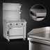 Thumbnail image #3 for Southbend Platinum 24-Inch Heavy Duty Gas Modular Griddle Range with 1-Inch Thick Plate