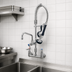 Thumbnail image #4 for T&S Brass Mini Pre-Rinse Unit with 8-Inch Wall-Mount Mixing Faucet and 1.15 GPM Spray Valve