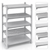 Thumbnail image #4 for Camshelving Premium 24 x 24-Inch 5-Shelf Vented and Solid Polymer Shelf Kit