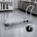 Thumbnail image #3 for Advance Tabco Special Value Series Mobile Square Bar Aluminum Dunnage Rack, 60 x 20 Inch, One Tier