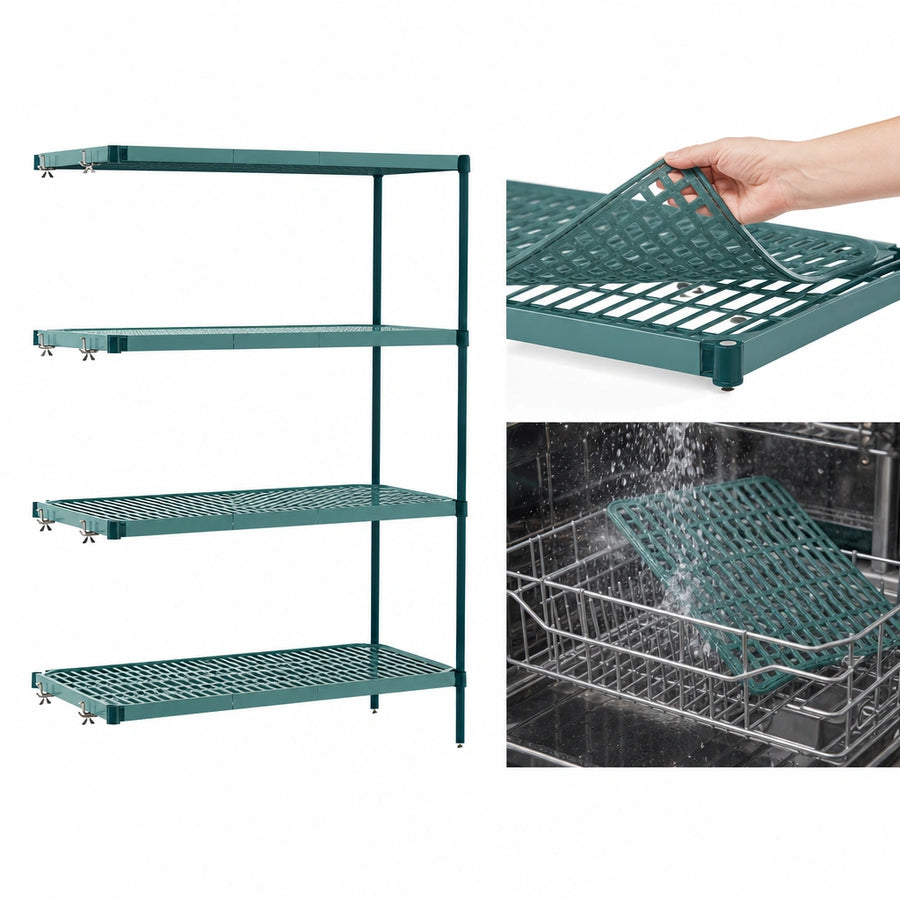 Removable Polymer Shelf Mats