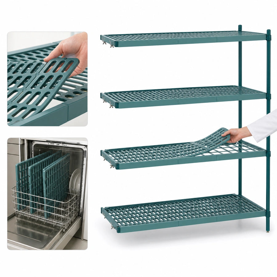Removable Polymer Shelf Mats