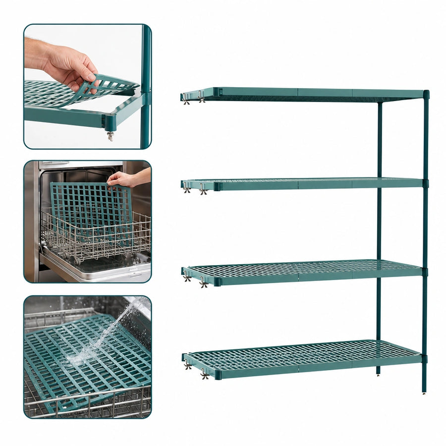 Removable Polymer Shelf Mats