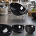 Thumbnail image #4 for Carlisle 6.5-Inch Black Melamine Coupe Salad Bowl, 14 oz.