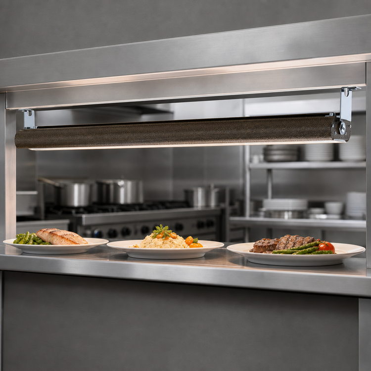 Product image #3 for Vollrath 84-Inch Low Profile Unlighted Strip Heat Lamp, 208V