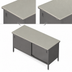Thumbnail image #3 for John Boos Enclosed Base Poly Top Work Table with Sliding Doors, 72-Inch x 30-Inch, 3/4-Inch Top