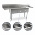 Thumbnail image #3 for Eagle Group BlendPort BPFE Series 59-Inch Wide 3-Compartment Sink, 18