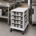 Thumbnail image #3 for Advance Tabco Mobile Aluminum Can Rack with Aluminum Top for #5 and #10 Cans